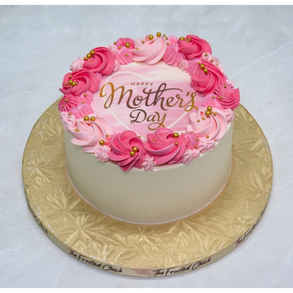 Pretty in Pink Mother's Day Cake